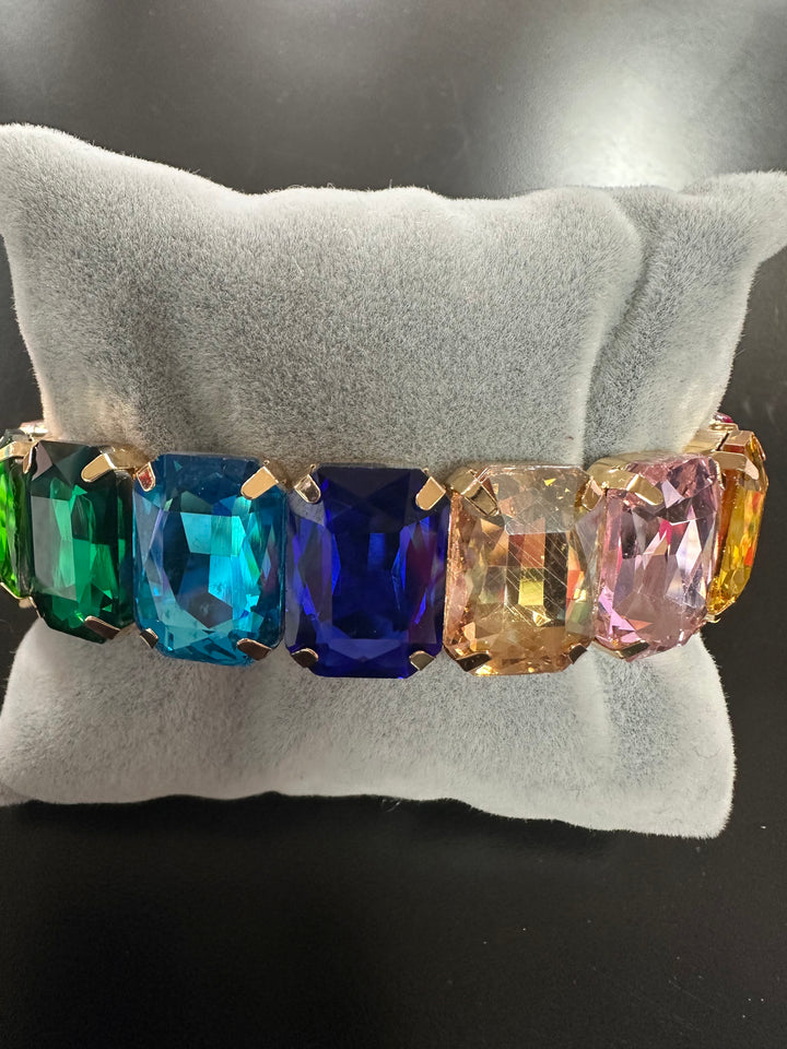 Rectangle Stone Necklace Set or Bracelet