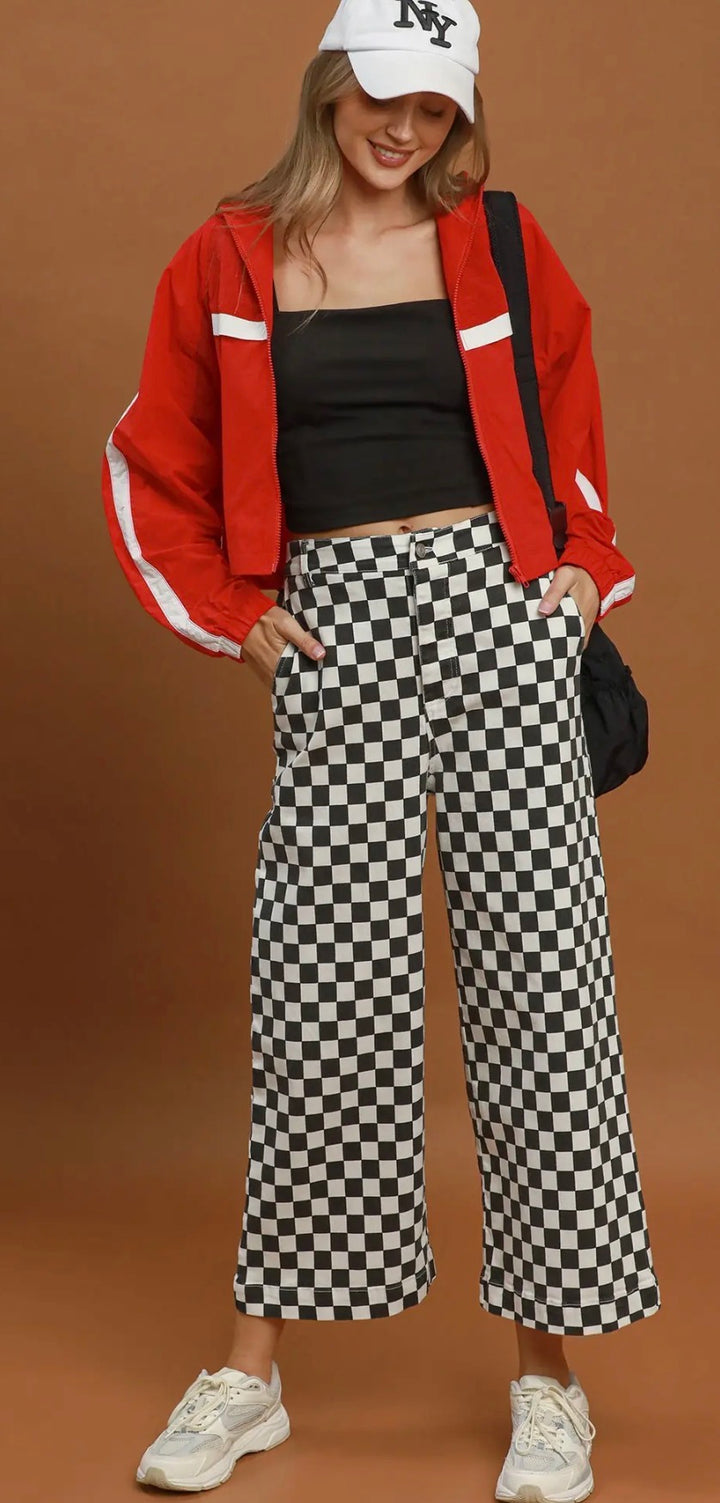 Checkered Flag Jeans