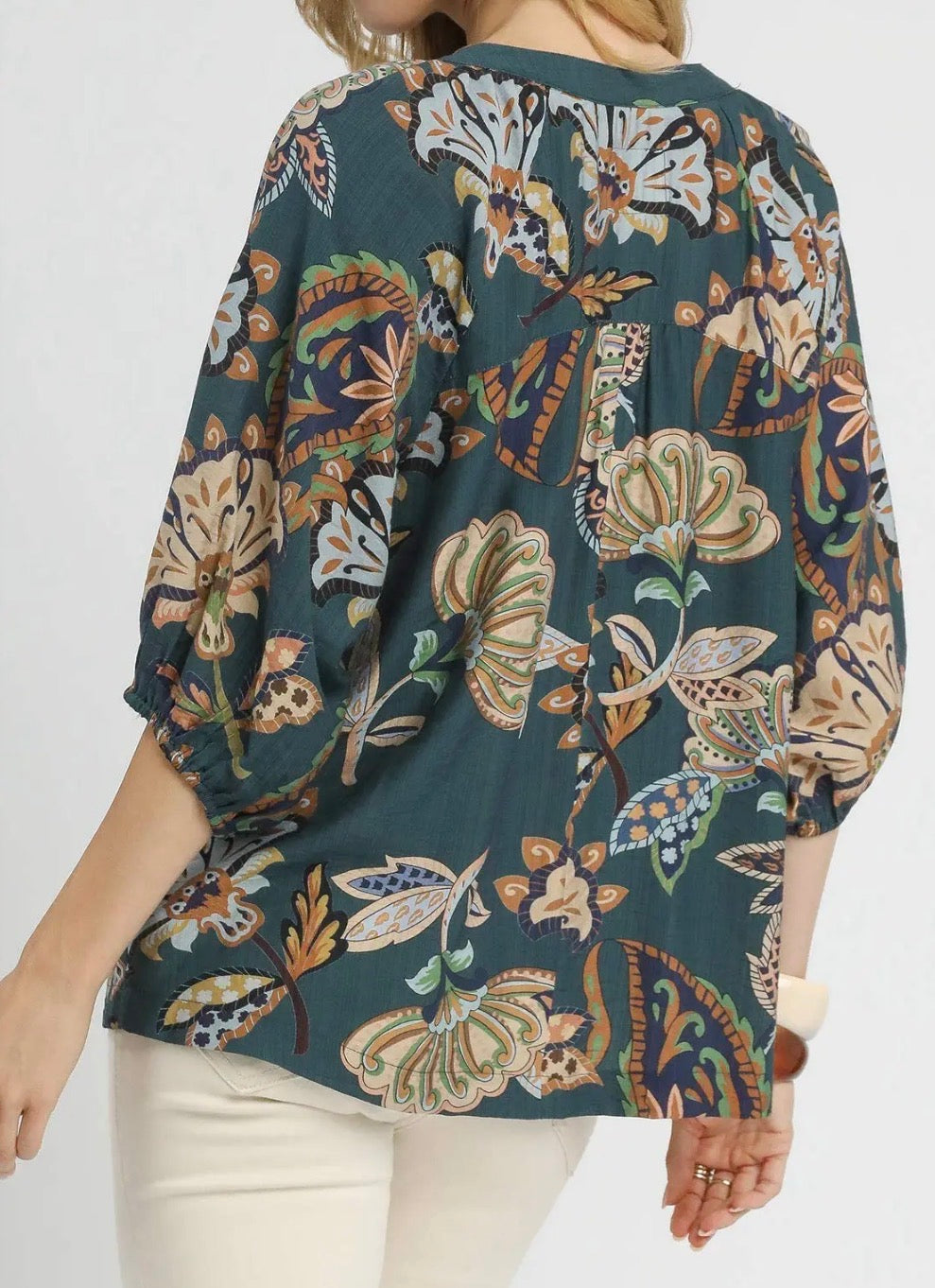 Boho Paisley Blouse
