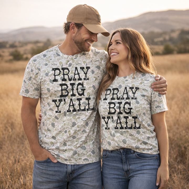 Camo “ Pray Big” T-Shirt