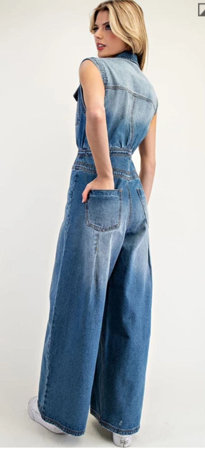 Kerri’s Denim Jumpsuit