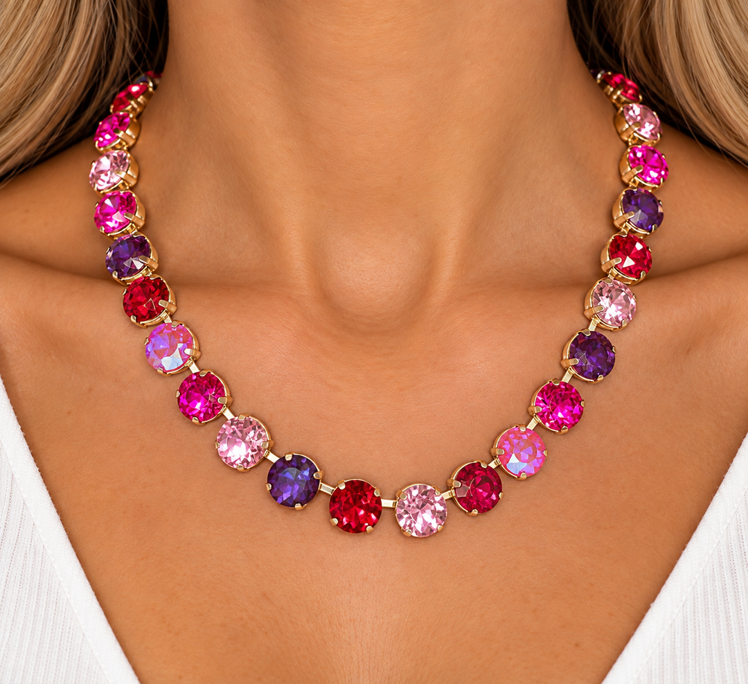 Faceted Crystal Necklace