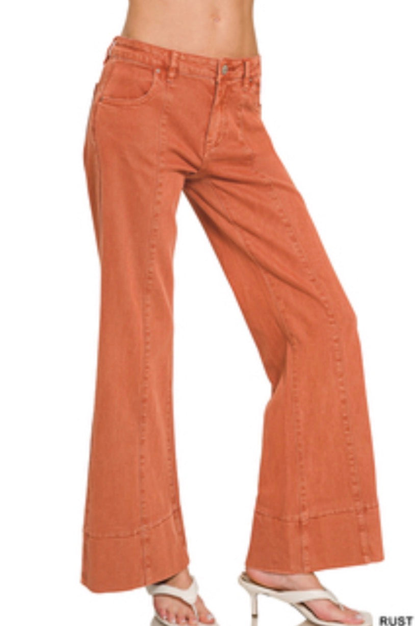 Colored Denim Pants