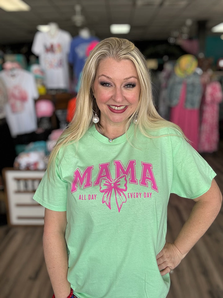 Mint Mama tee
