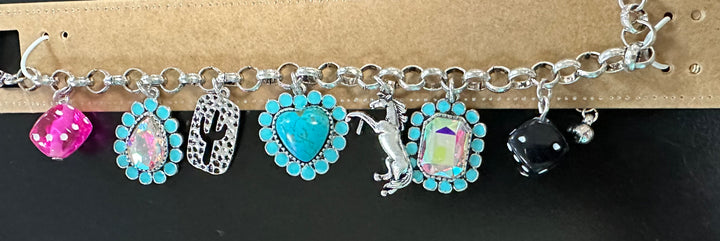 Turquoise Charm Bracelet