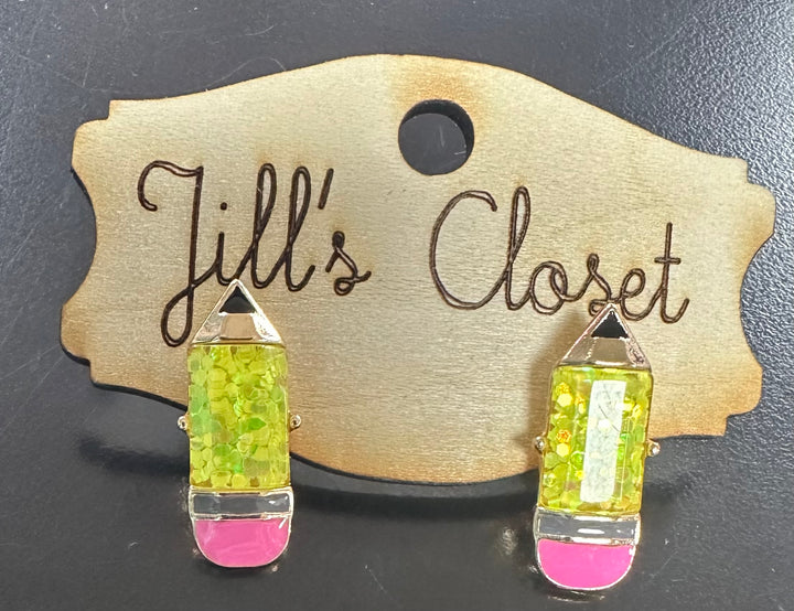Teacher Pencil Earrings