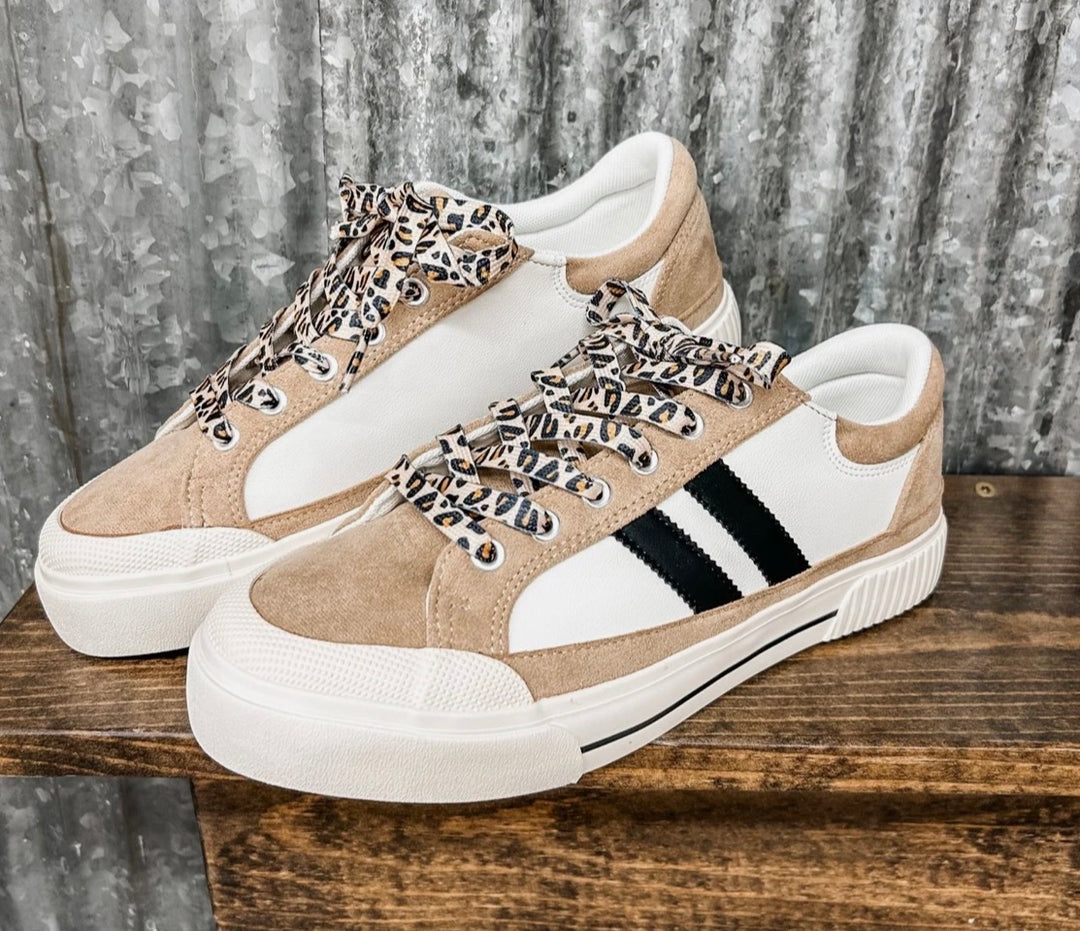 Corky’s Hey Girl Sand White Shoes