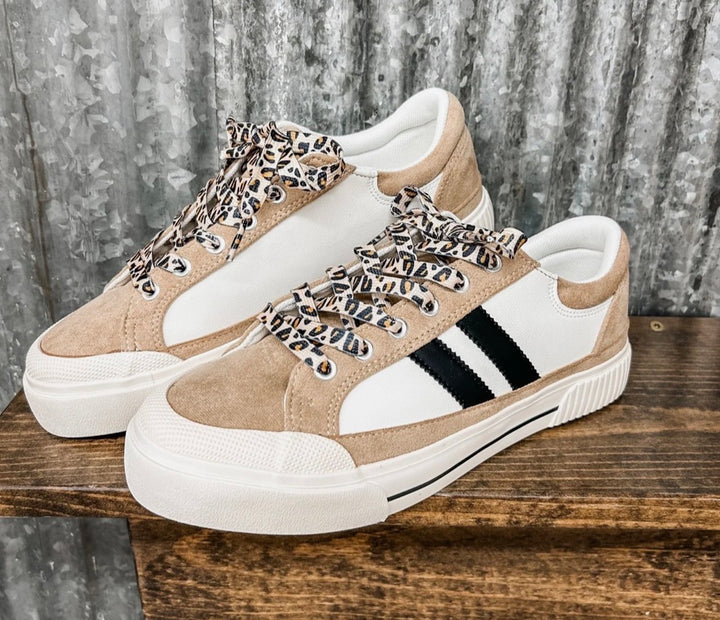 Corky’s Hey Girl Sand White Shoes
