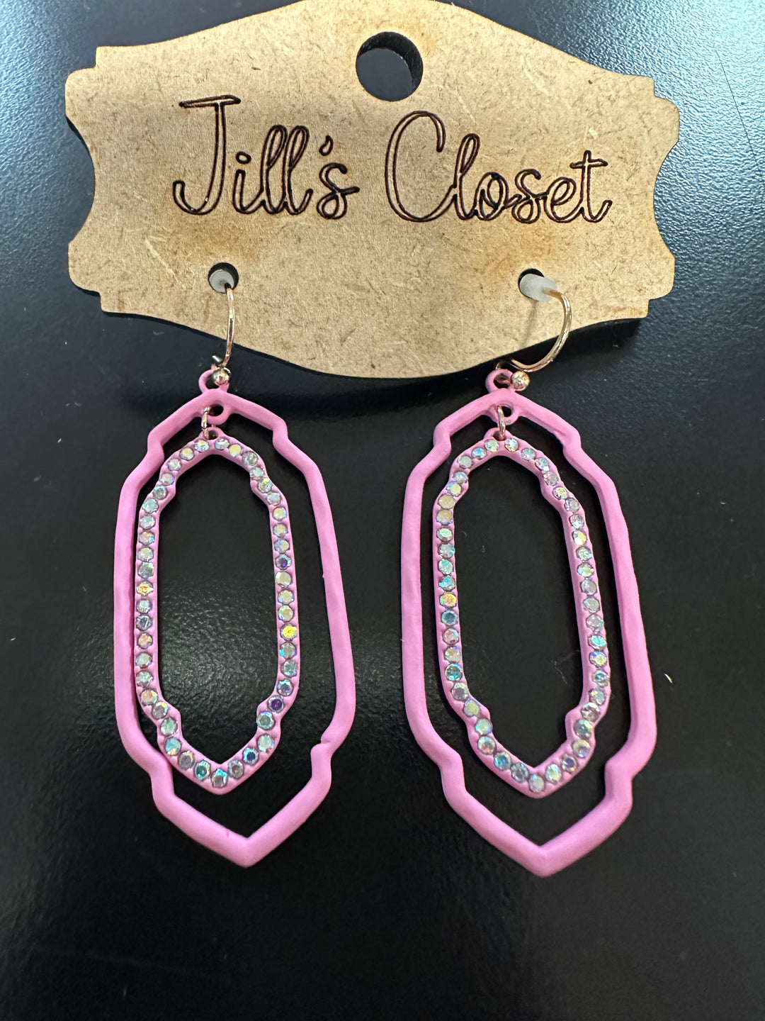 Double Drop Bling Earrings