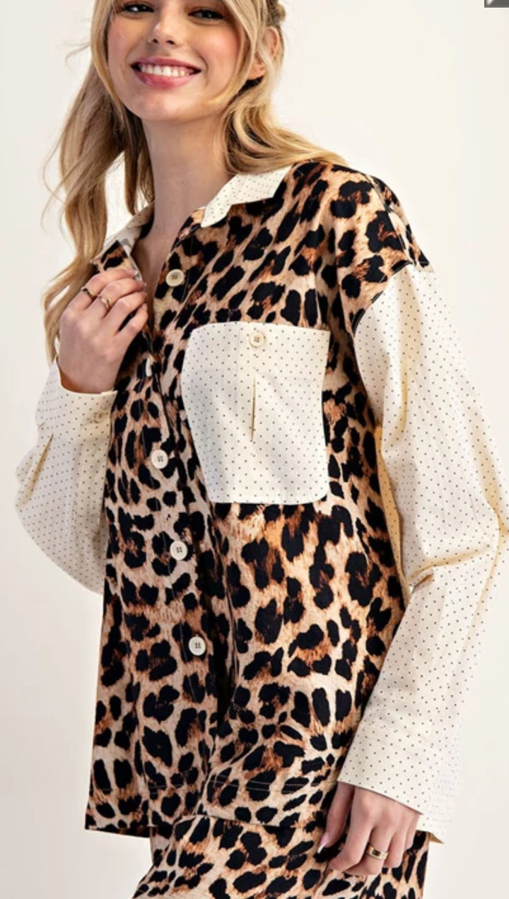 Bettye’s Leopard Blouse