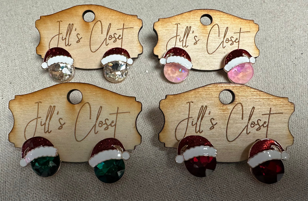 Santa Hat stud earrings