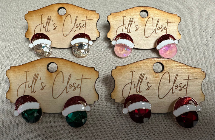 Santa Hat stud earrings