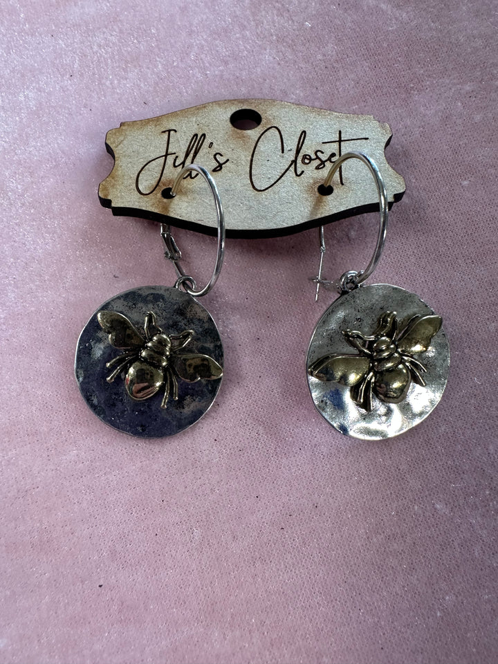 Silver Western Earrings