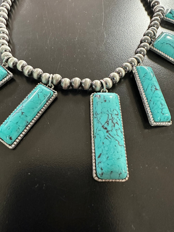 Kim’s Turquoise Necklace or Earrings