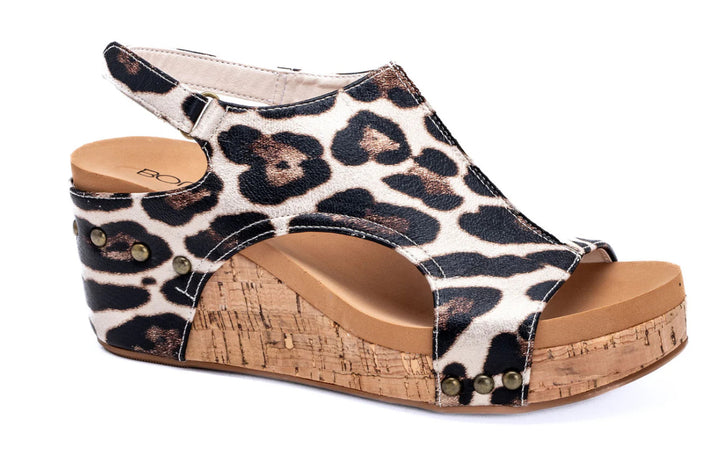 Corky’s Gold Leopard Carley Shoes