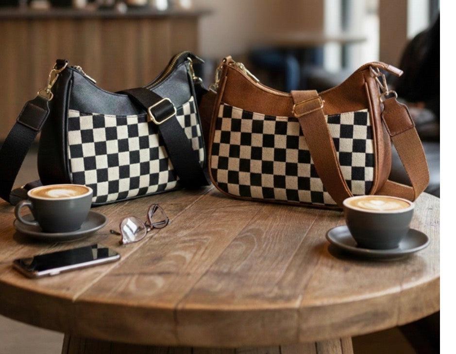 Checkered Shoulder Bag