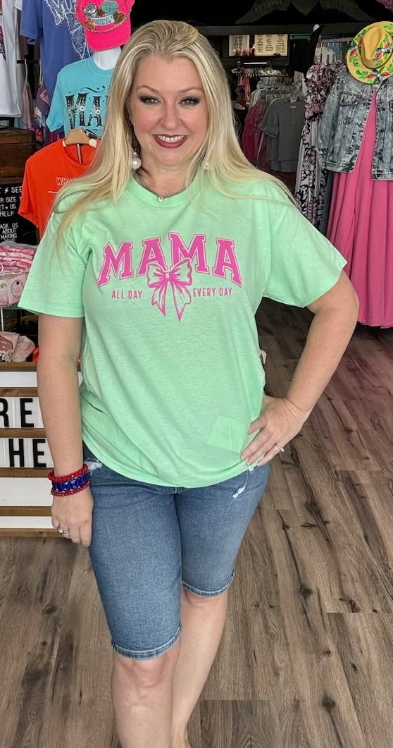 Mint Mama tee