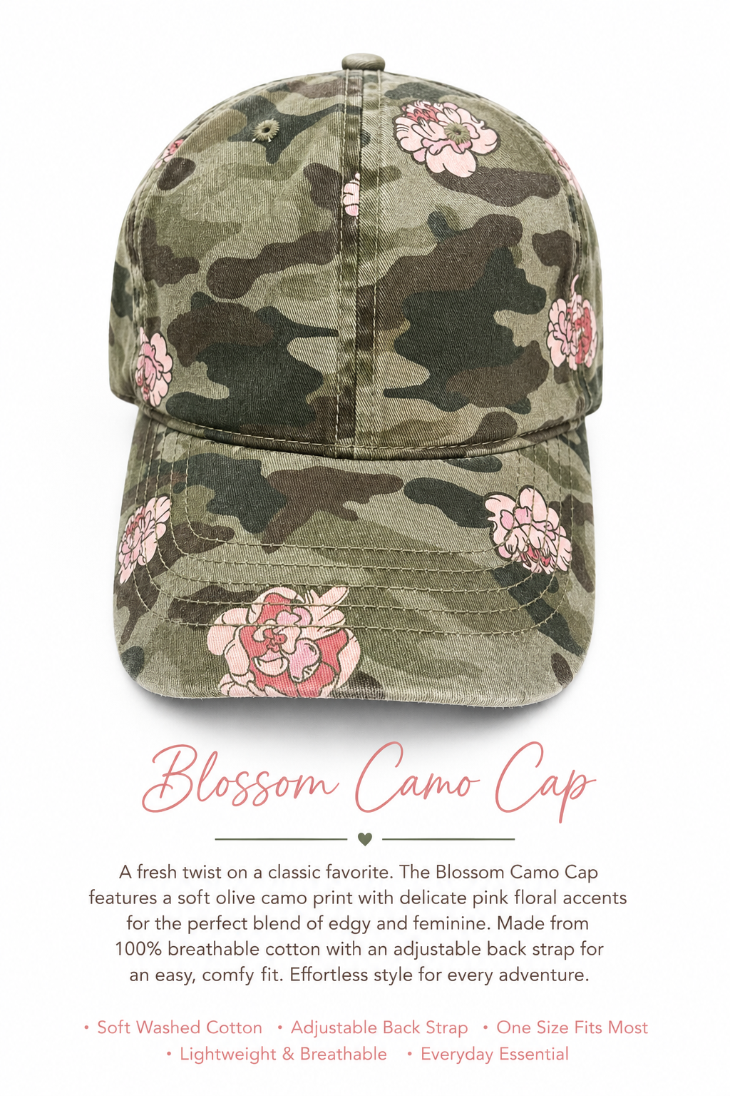 Blossom Camo Hat