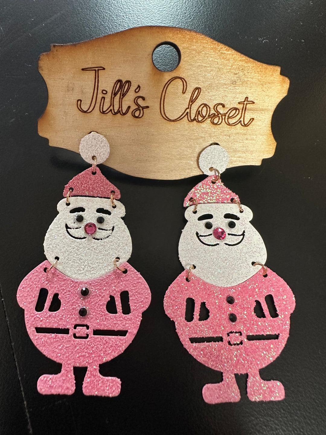 Santa Hinged Lightweight Earrings
