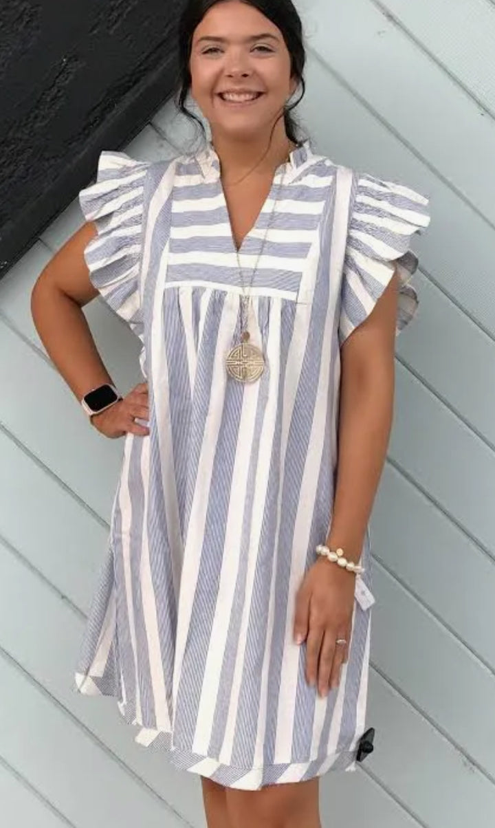 Earn Your Stripes Dress