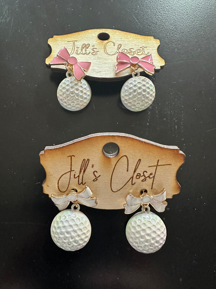 Golf Stud Earrings