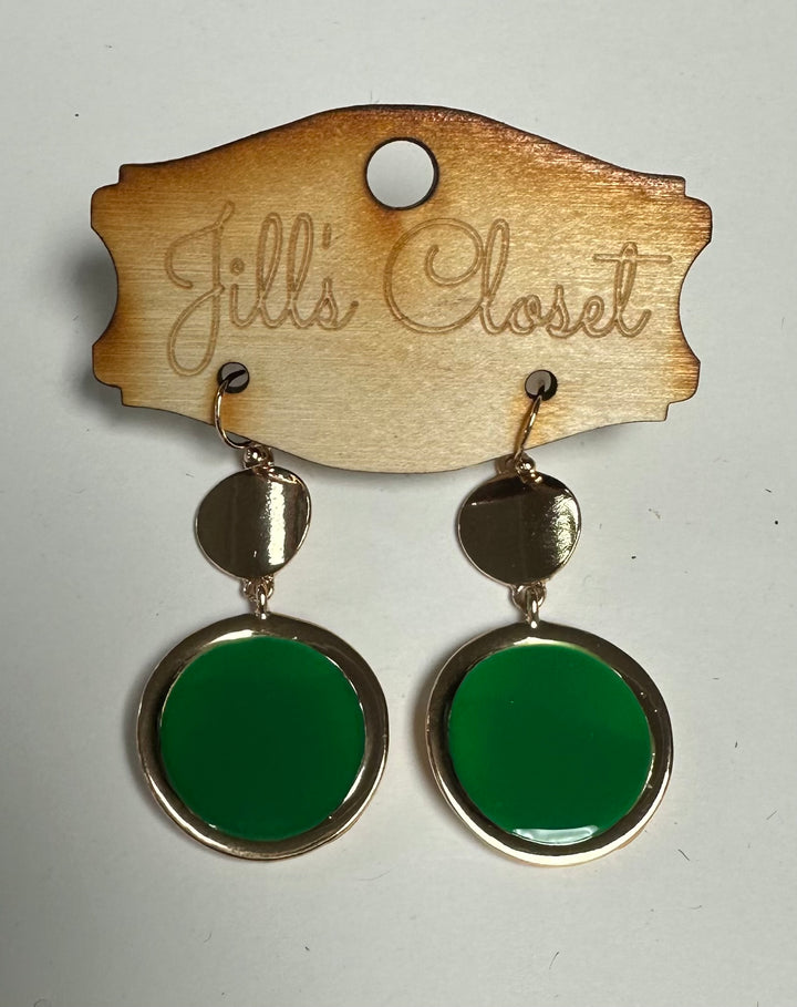 Emerald Green Earrings