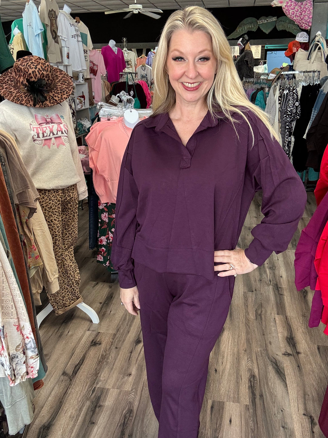 Plum pretty 2 pc Set