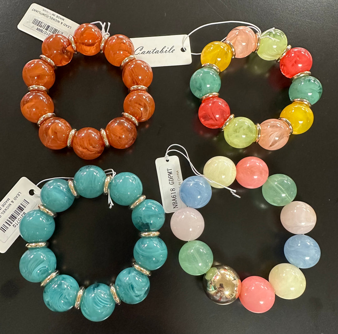 Bubble Gum Stretchy Bracelets