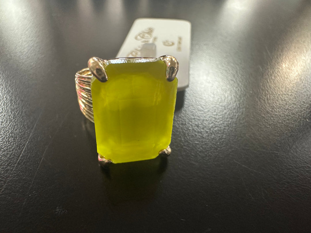 Faceted Stone Rings