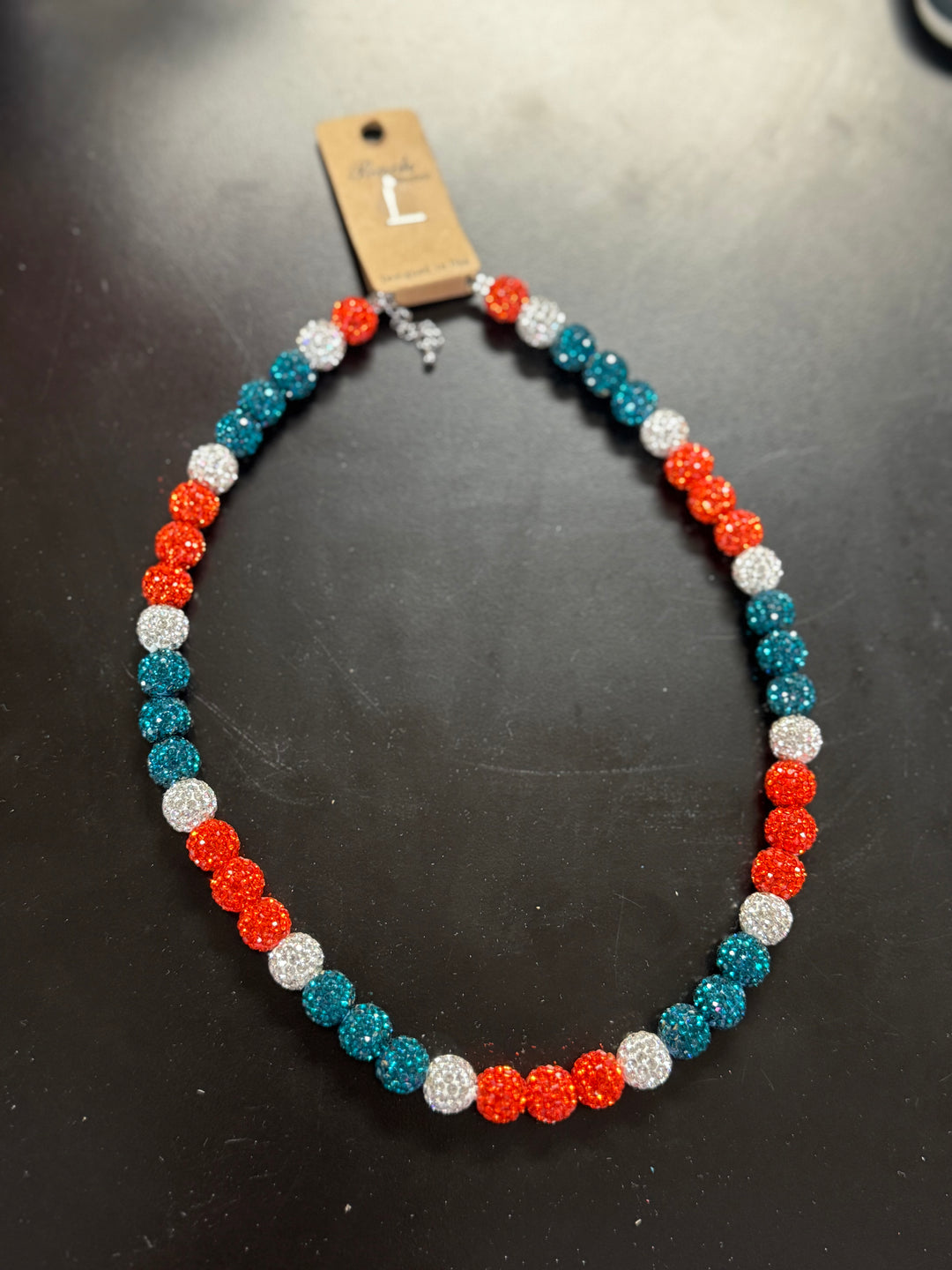 Baseball drip necklaces
