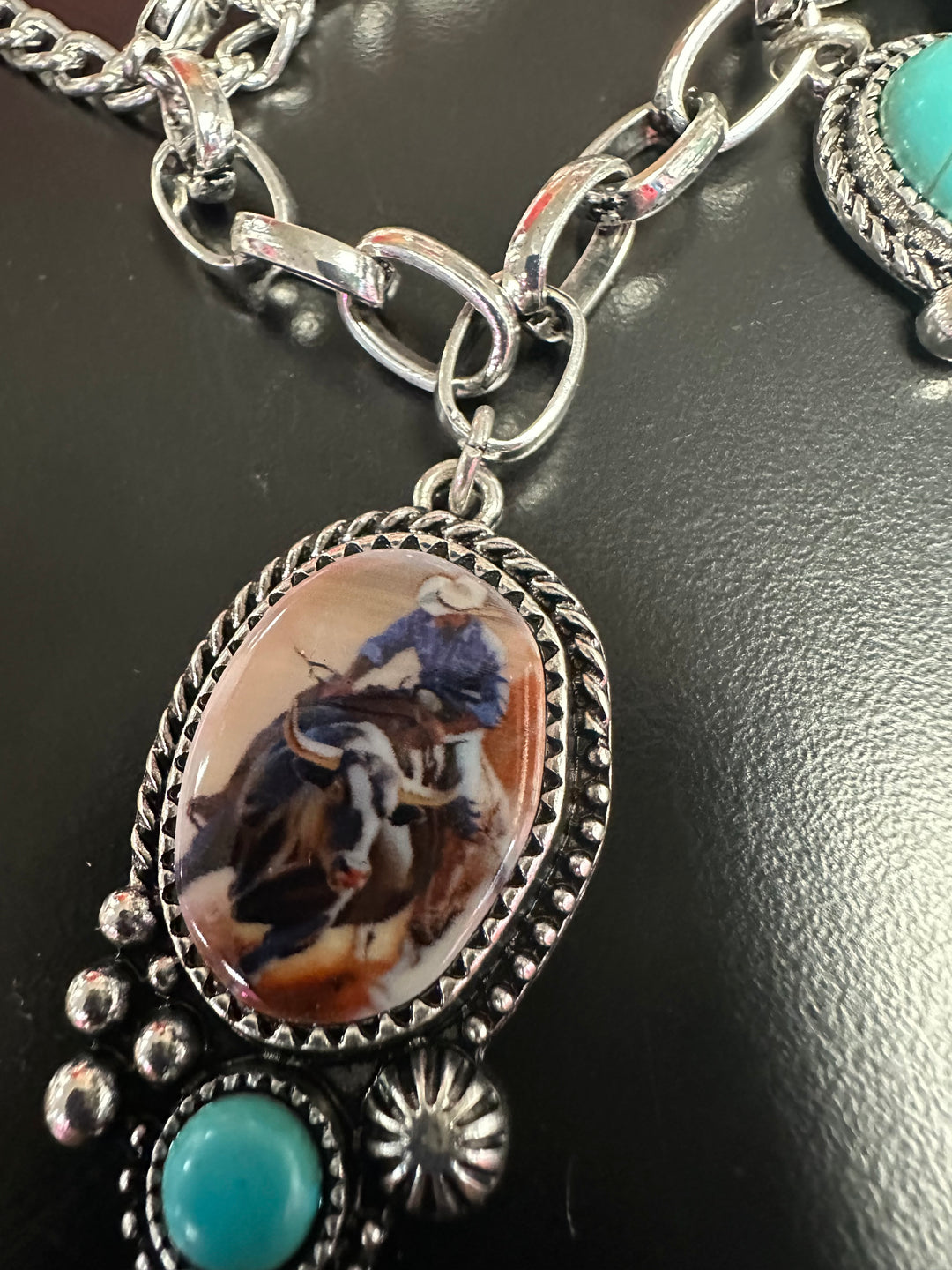 Rodeo Cowboy charm Bracelet