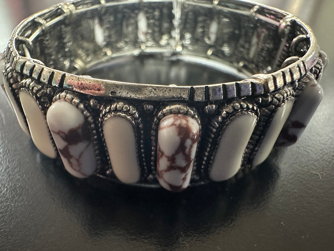 Western style stone bracelets