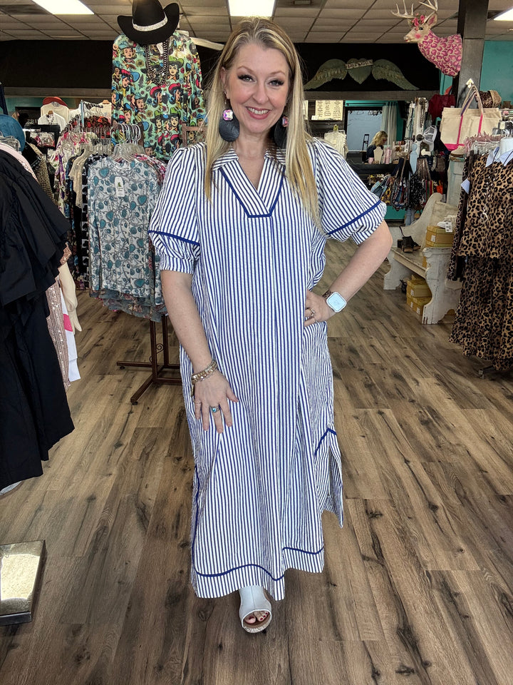 Striped Maxi Dress