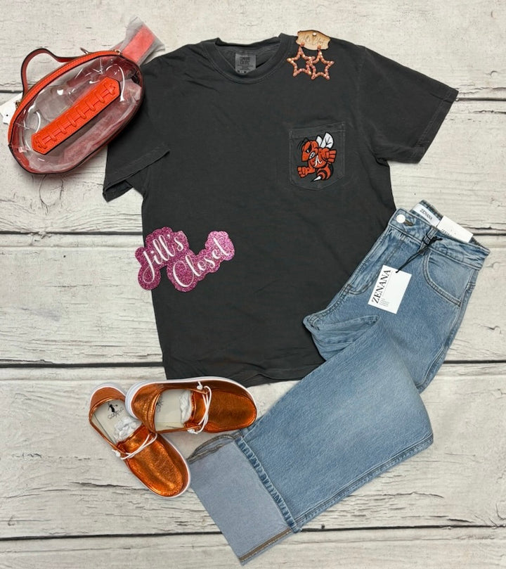 Jackets Sting Pocket Embroidered tee