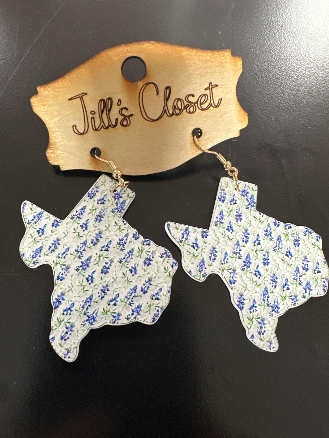 Texas Acrylic Stud Earrings