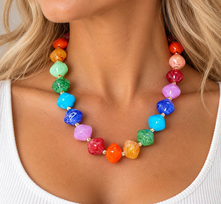 Multicolored 18” Necklace