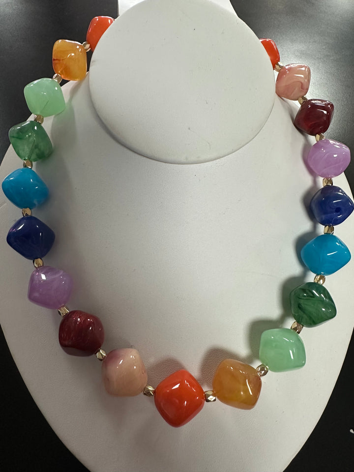 Multicolored 18” Necklace