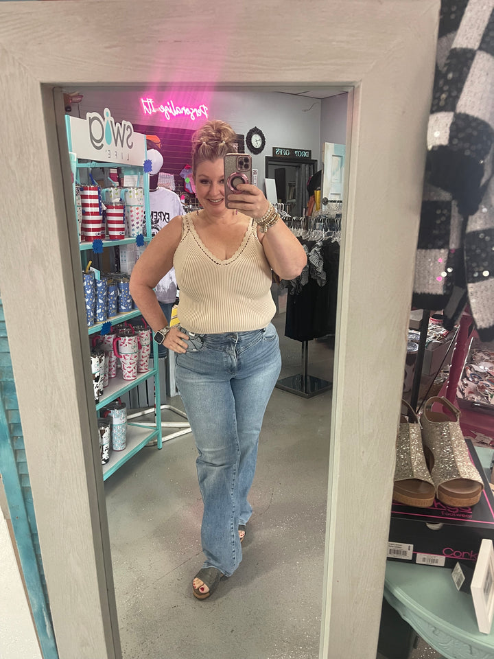 Judy Blue Retro Yoke Front jeans