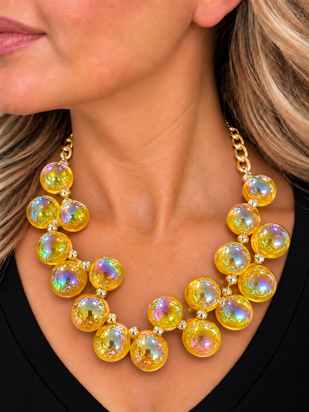 Angie’s Big Ball Necklaces