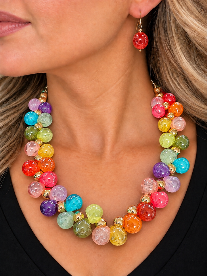 Edna’s Ball Necklace & Earring Set