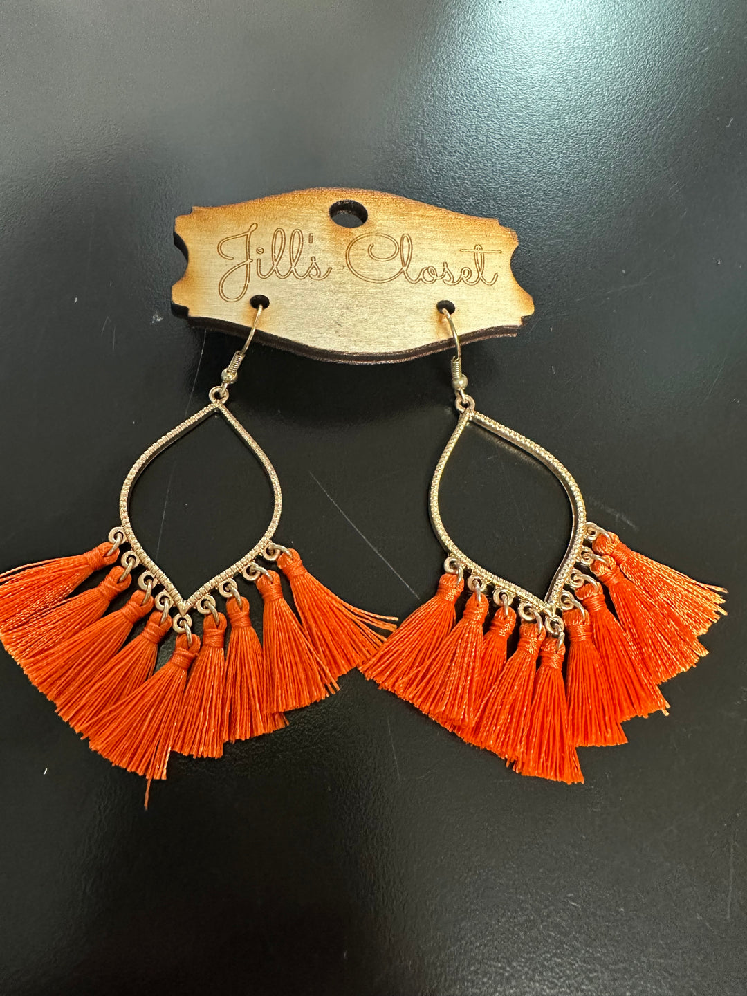 Fringed Tassel earrings.