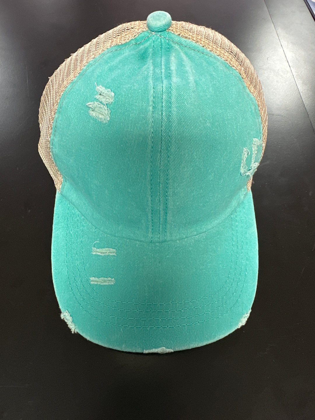 CC criss cross trucker hat