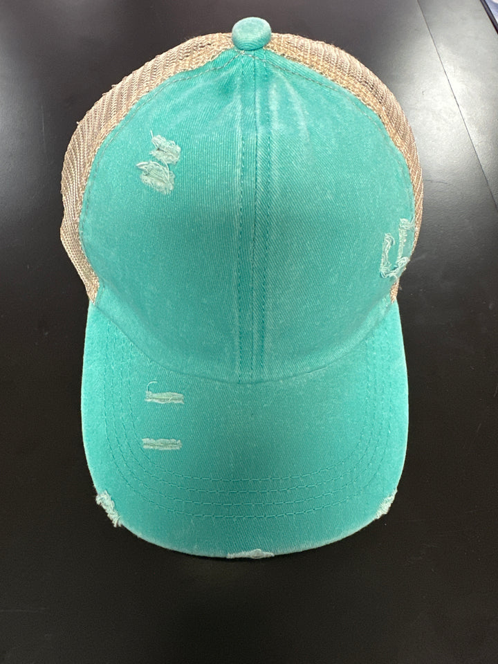 CC criss cross trucker hat