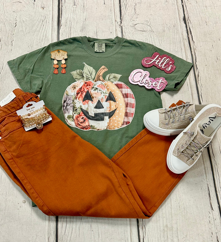 Patchwork Pumpkin Tee