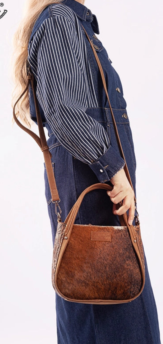 Kenna’s Cowhide Bag