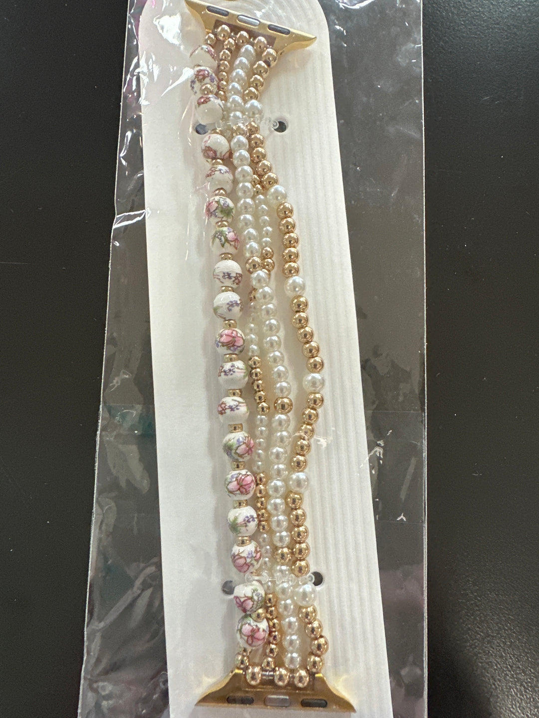 Beaded Charm Smart Watch Band 38 mm-41mm