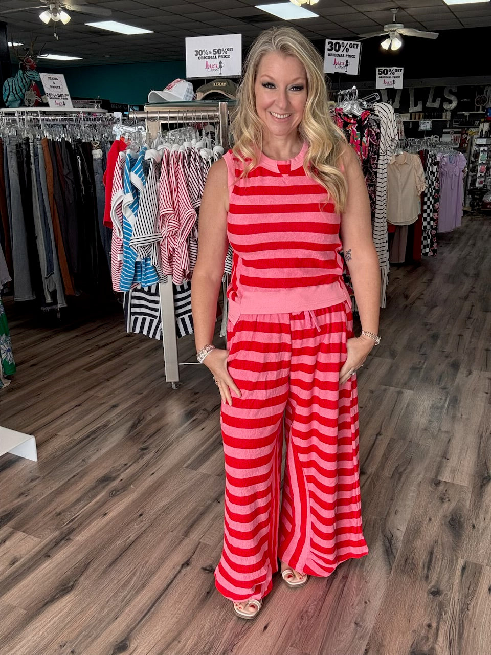 Carolyn’s Striped 2 pc Set