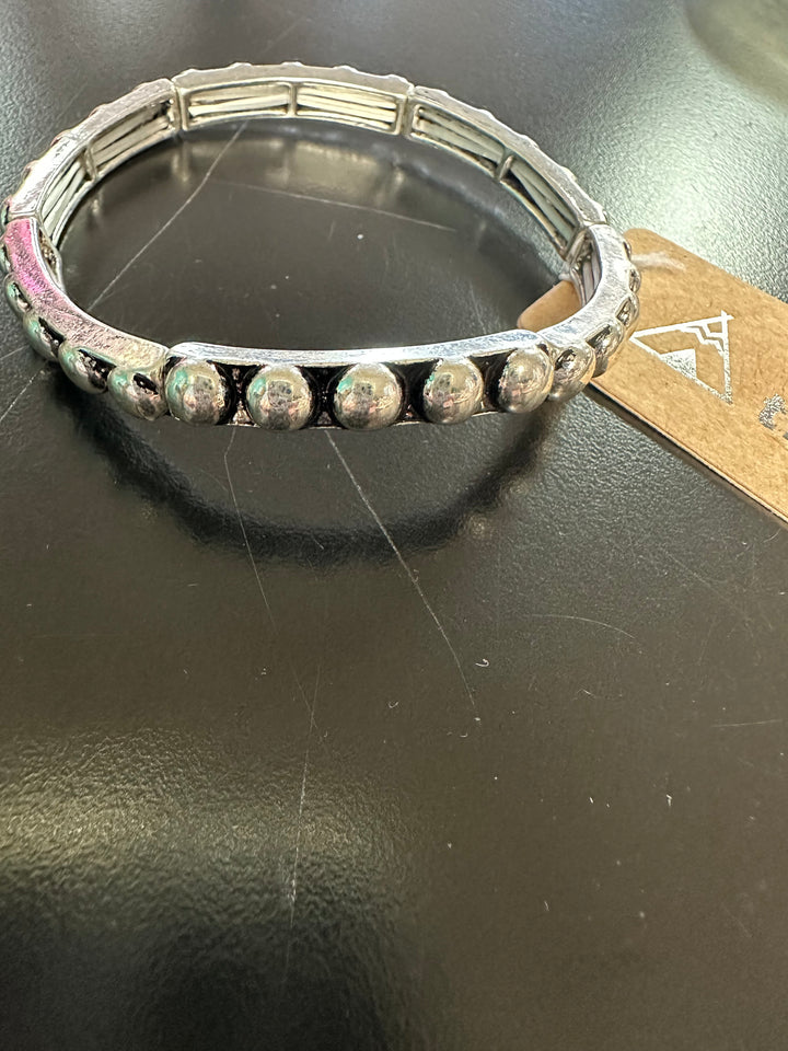 Silver Bead Bracelet