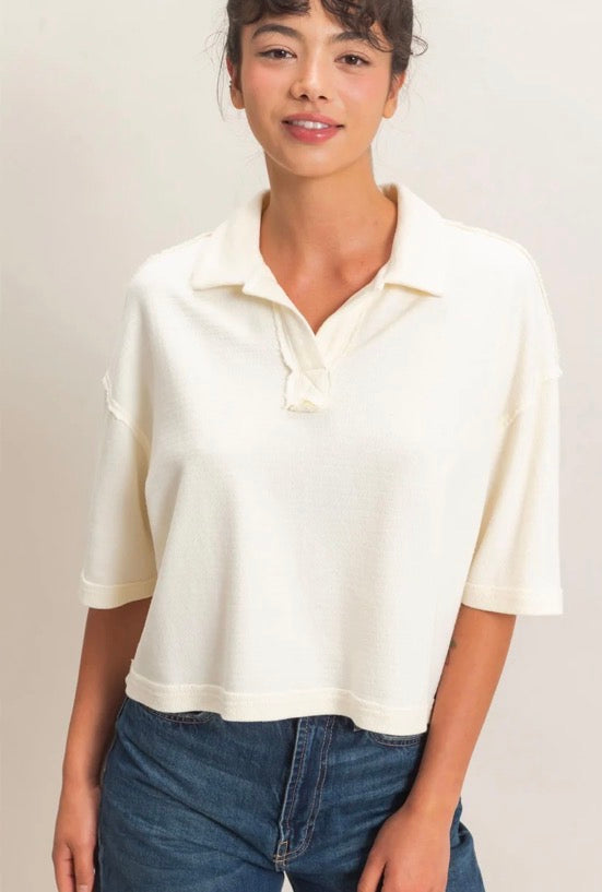 Becca’s Collared Top