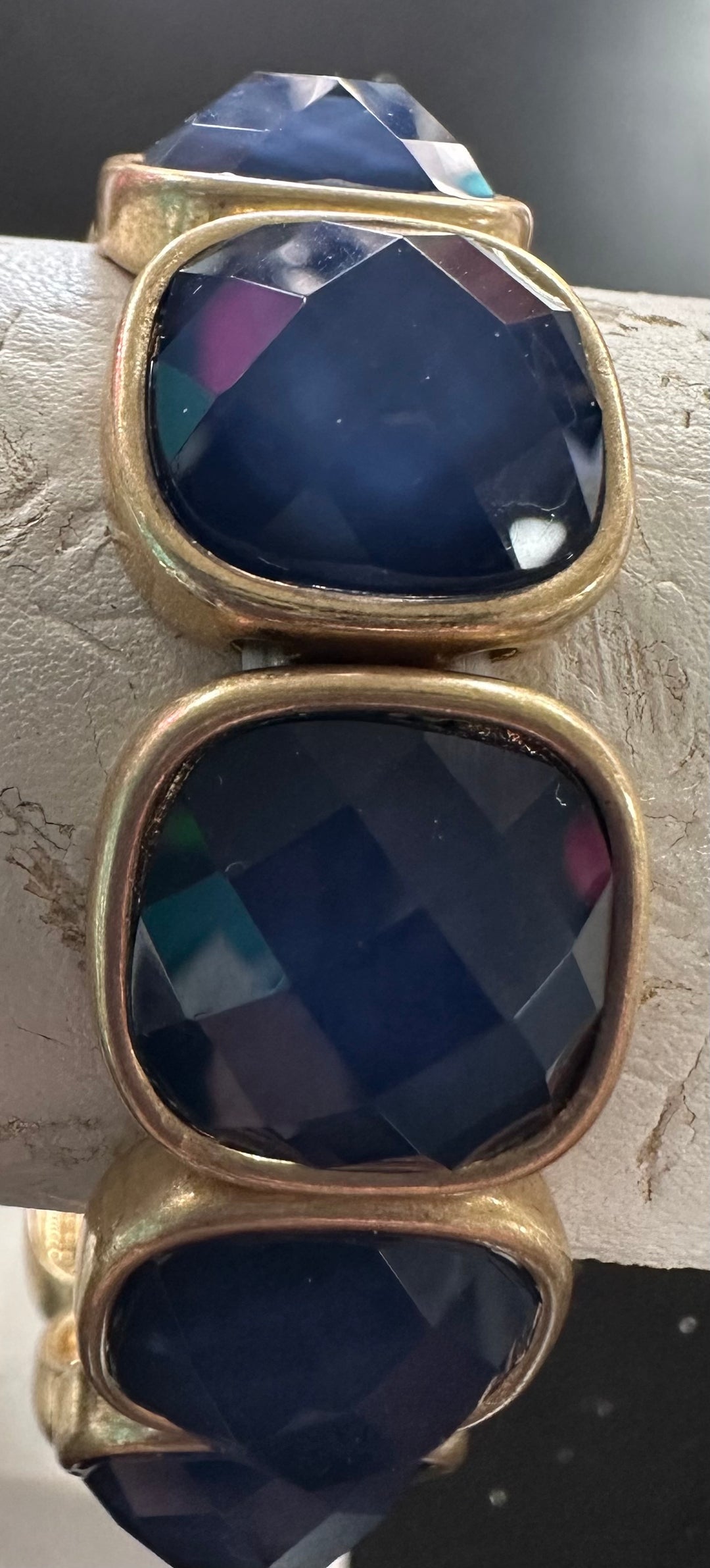 Faceted Matte Stone Bracelets